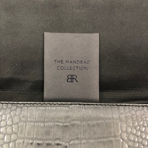 Banana Republic Lg Patent Croc Embossed Clutch - Picture 3 of 8